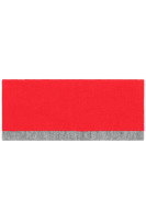 Rood/heather grijs (ca. Pantone 187C
420C)