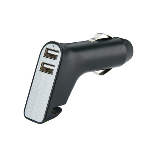 Veiligheids autolader met 2 USB poorten